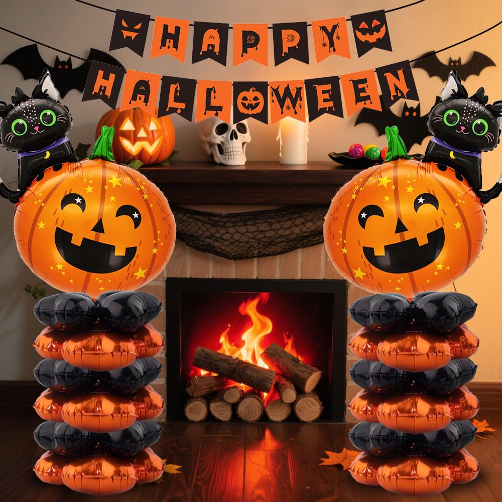 ハロウィン バルーン 風船 装飾 飾り オレンジ ブラック パーティー ポップ 楽天市場】ハロウィン風船飾り バルーンセット 風船オレンジ